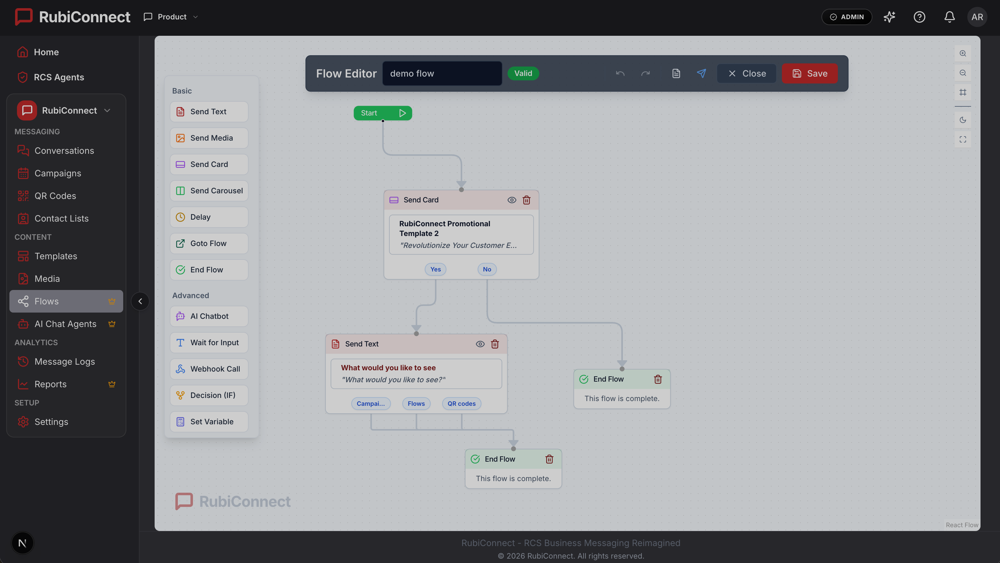RubiConnect Dashboard Screenshots - Slide 3